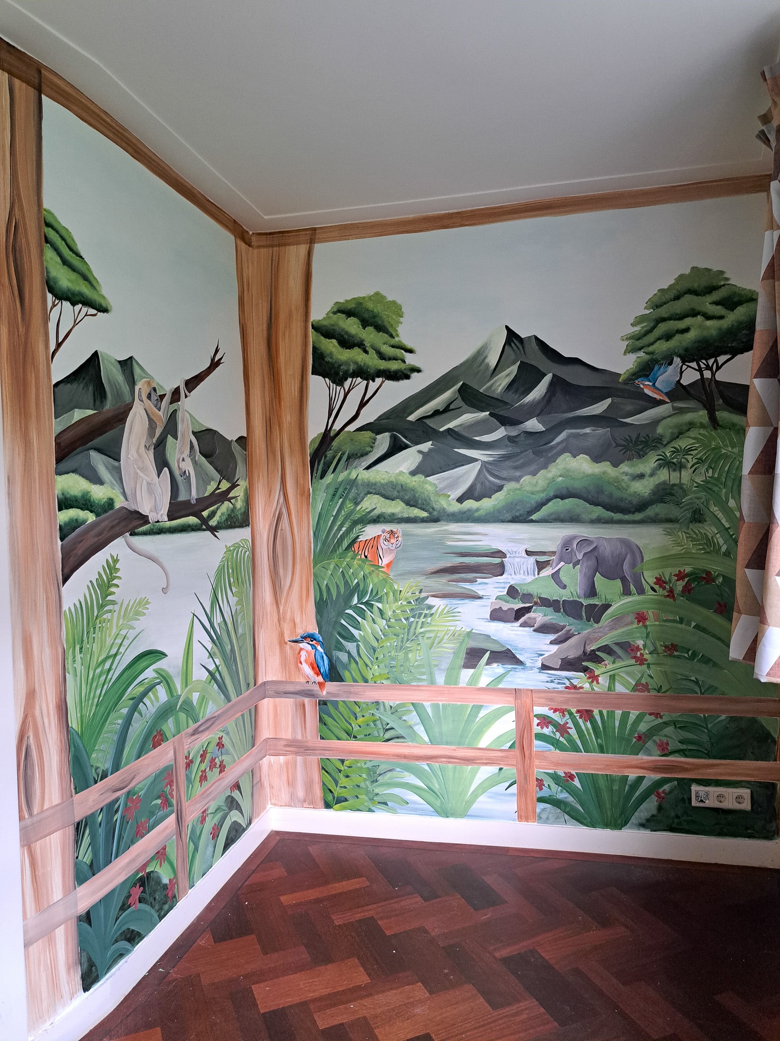 Kinderkamer Jungle thema